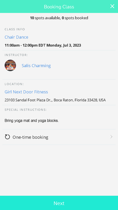 Girl Next Door Fitness Screenshot