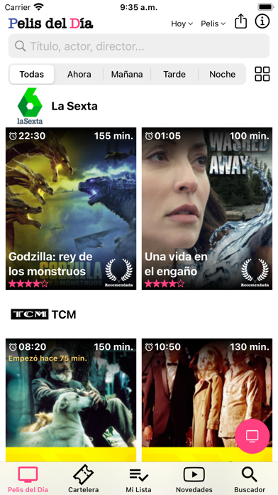 Pelis del Día Screenshot