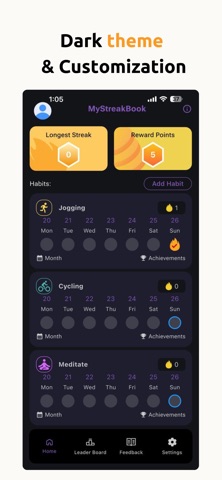 MyStreakBook screenshot