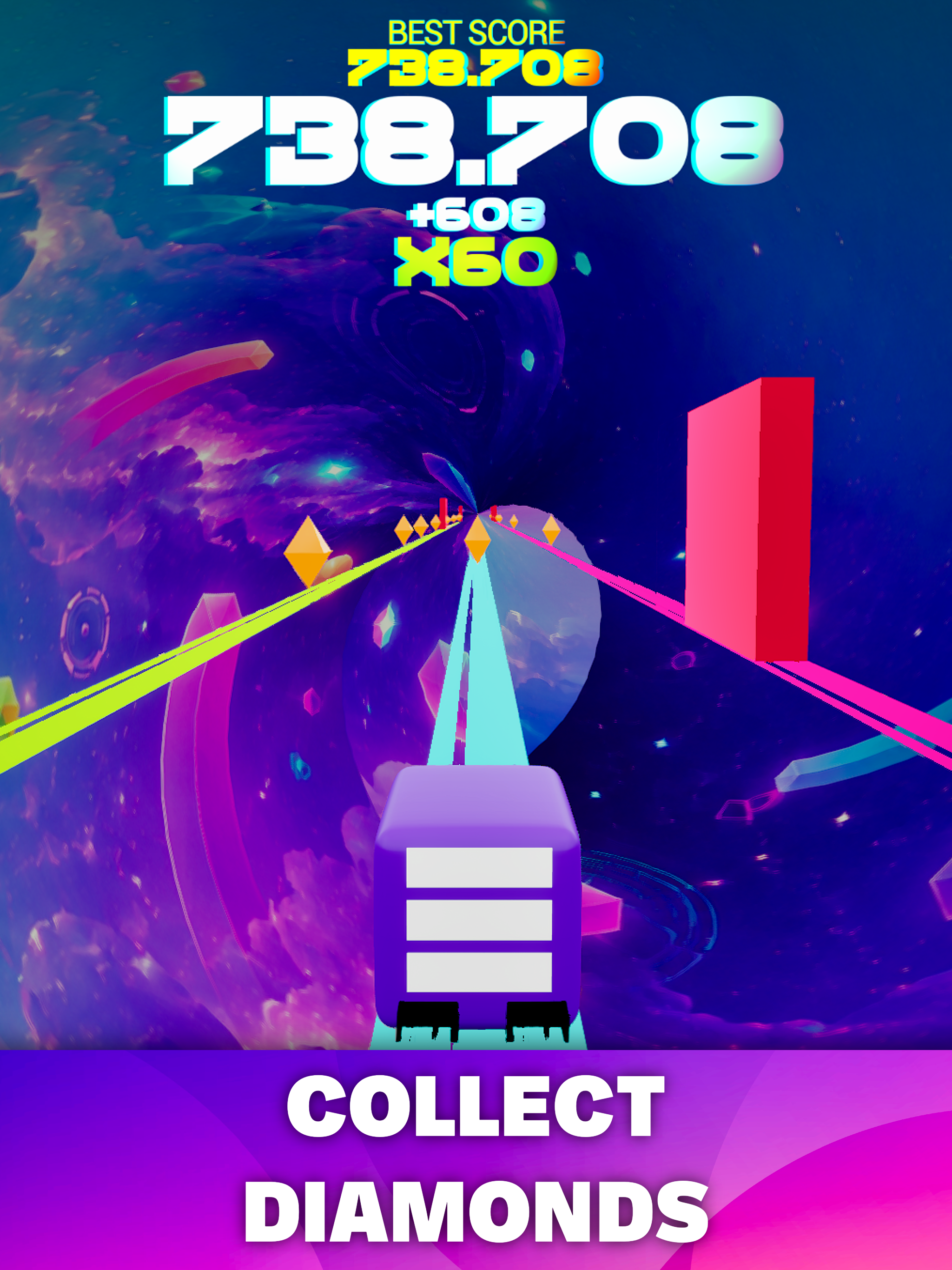 Space Cube: Infinity Run screenshot 6
