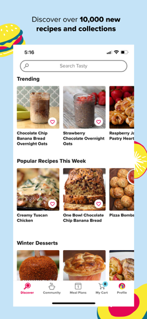 ‎Tasty: Recipes, Cooking Videos Screenshot