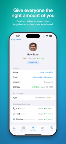 Social Pro: Personal CRM screenshot