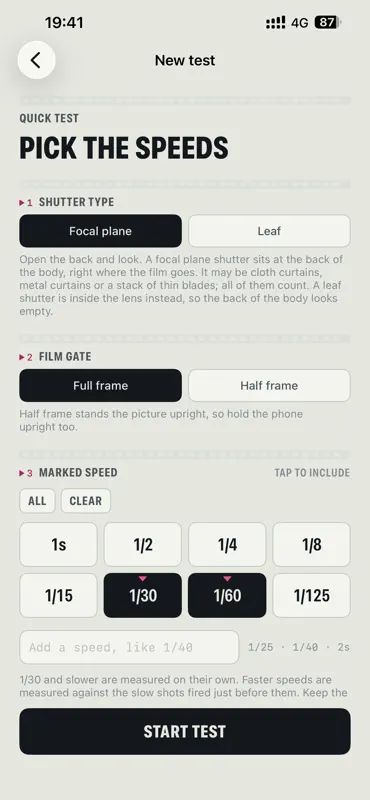 ShutterDoc: Shutter Speed Test screenshot 7 of 10