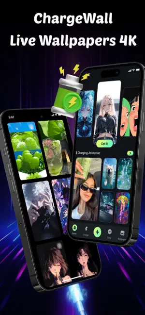 Live Wallpapers 4K ChargeWall screenshot 1