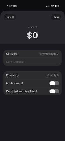 PureSpend: Smart Budgeting screenshot