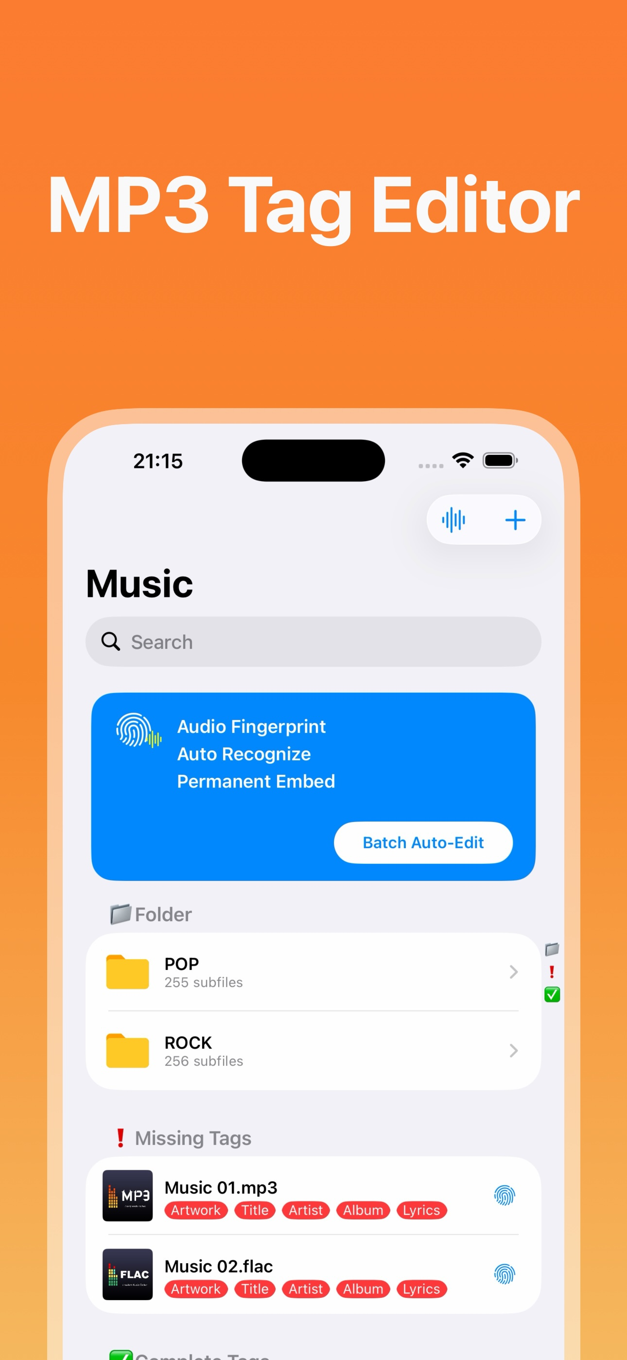 Waketag Pro: Music Tag Editor