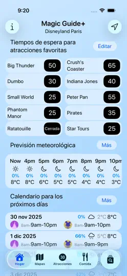 Captura de pantalla de Magic Guide: Disneyland Paris en iPhone 1
