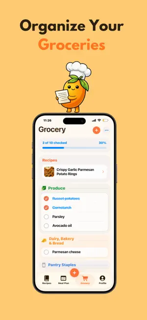 Mangi: Recipes and Meal Plan screenshot 3