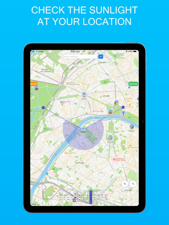 Screenshot #4 pour SunSpotter - Sunpath on a map