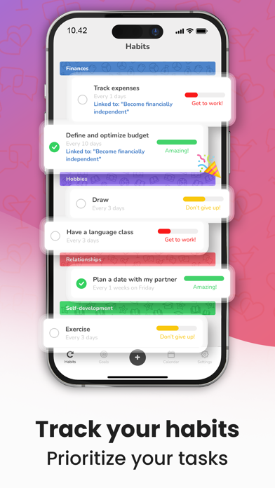 Phario: Habit & Goal Tracker Screenshot