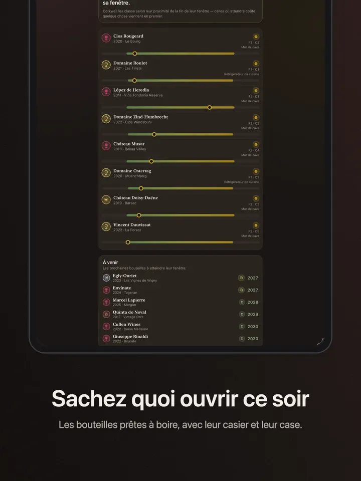 Corkwell sur iPad : capture d’écran 3 sur 8