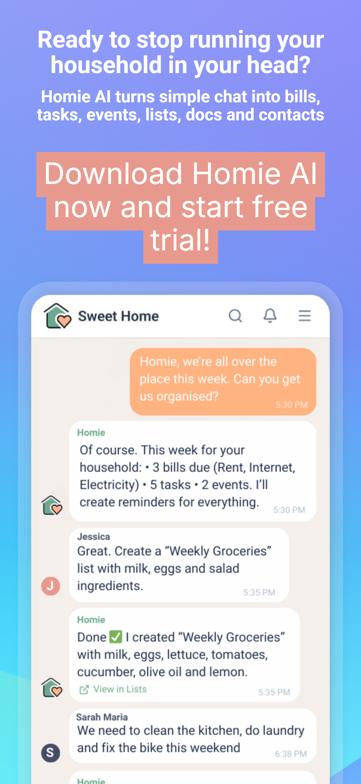 Homie - AI Home Assistant