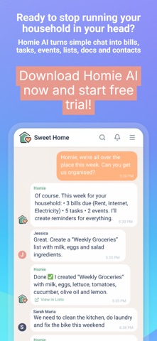 Homie - AI Home Assistant screenshot