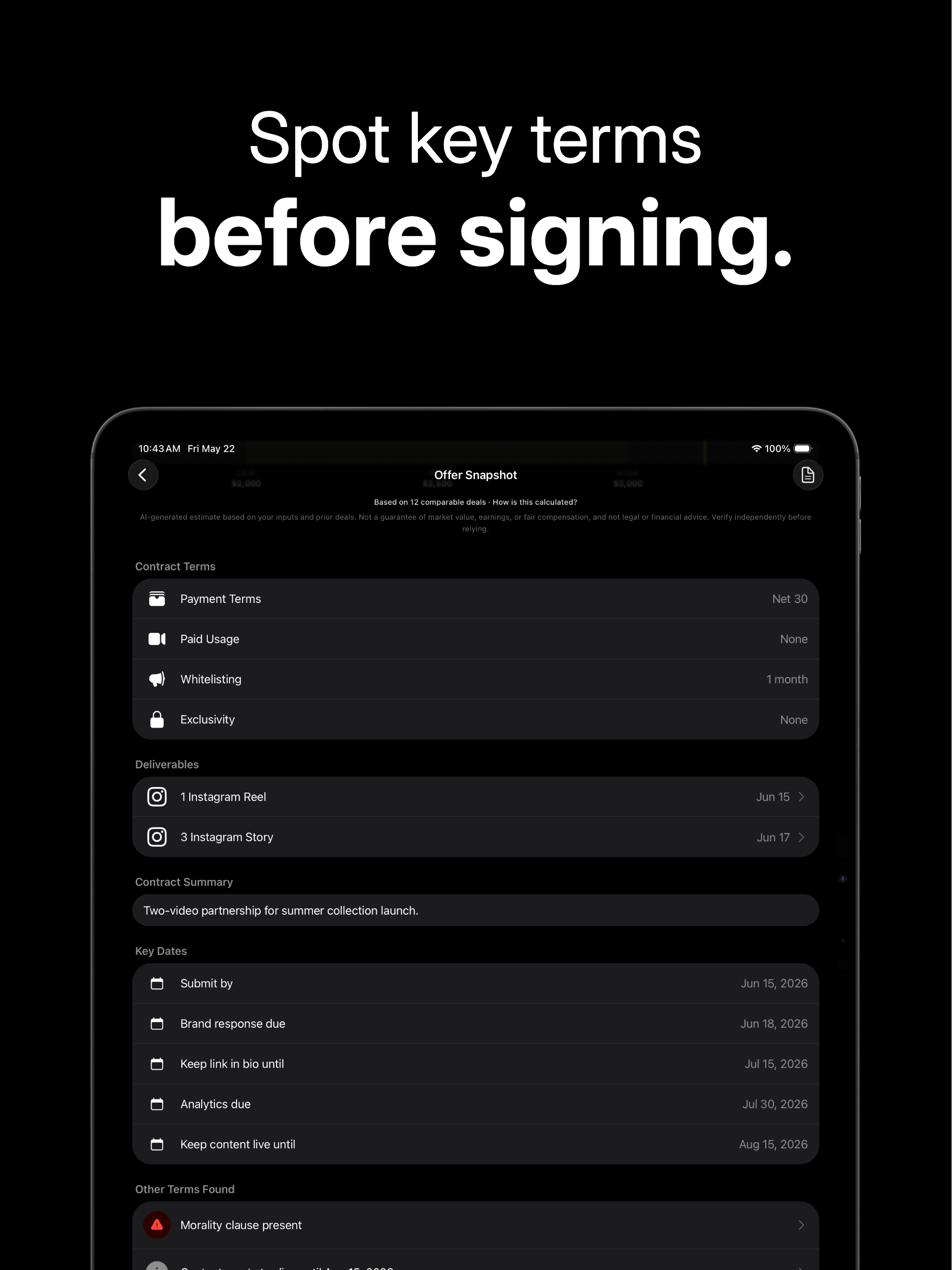 Brand Deal Manager - Rhythm screenshot 13