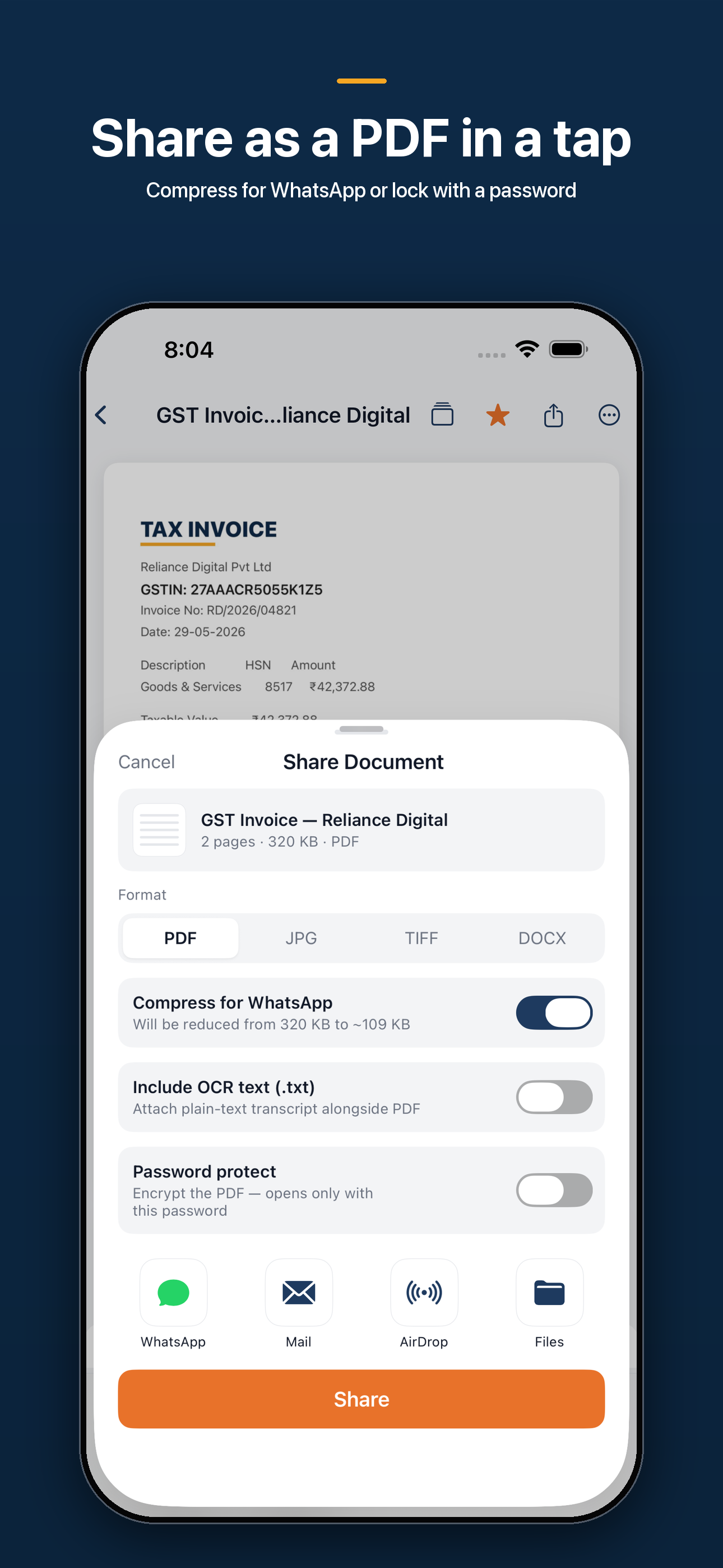 LumenScan: Private PDF Scanner