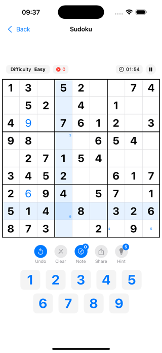 Sudoku-K Screenshot 2 of 5