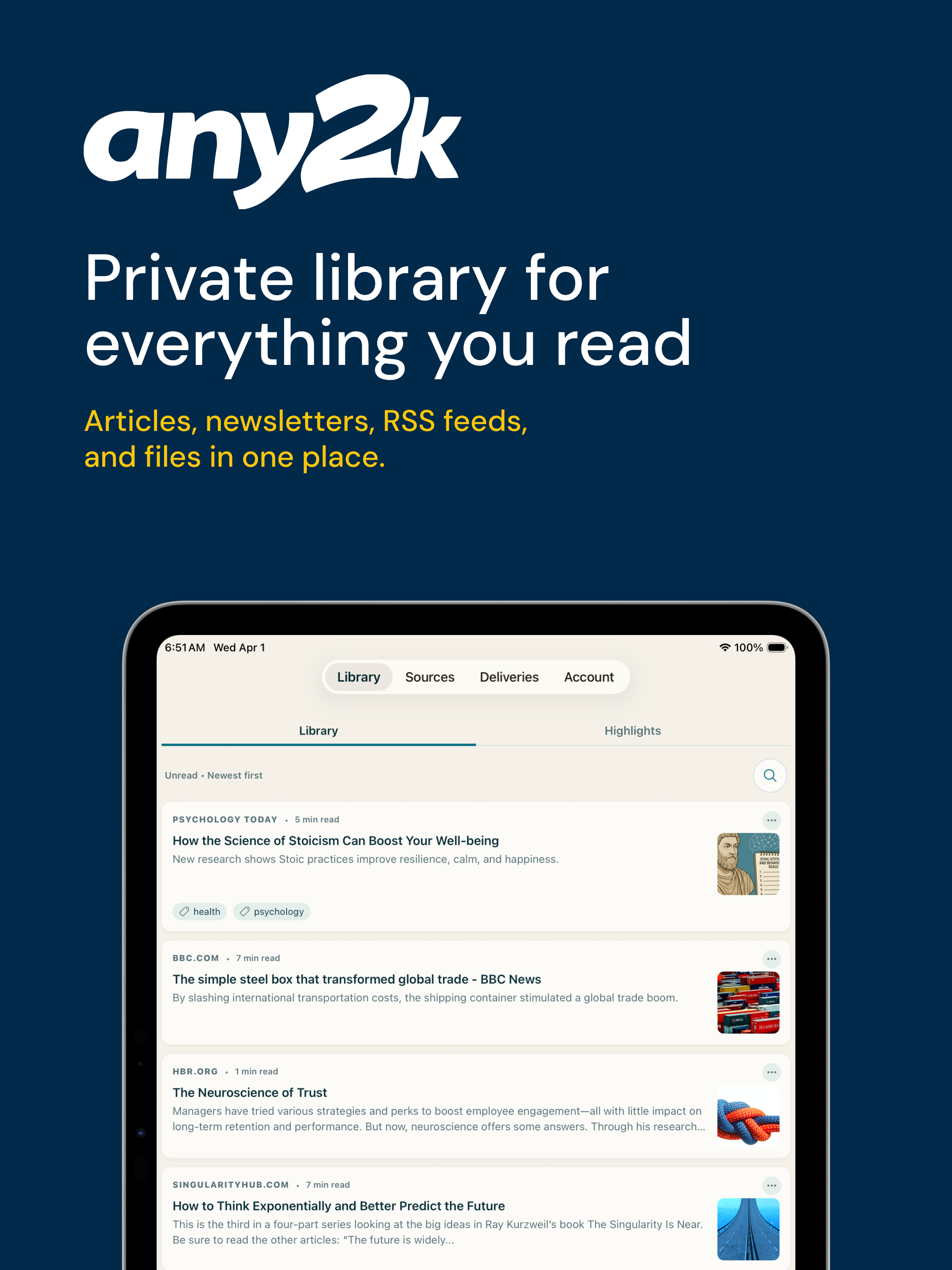 Any2K: Your Reading Library