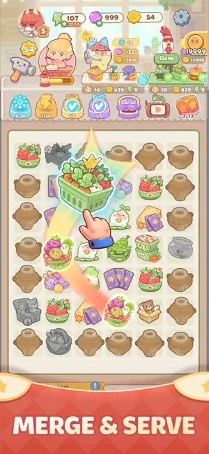 Quirky Town: Merge & Story screenshot 2