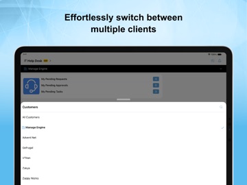 ServiceDeskPlus MSP | Cloud iPad screenshot