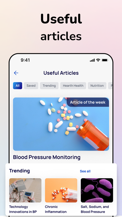 Blood Pressure Tracker + Screenshot
