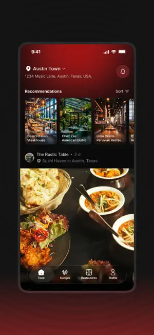 Dine SAVVY - Customer screenshot 1