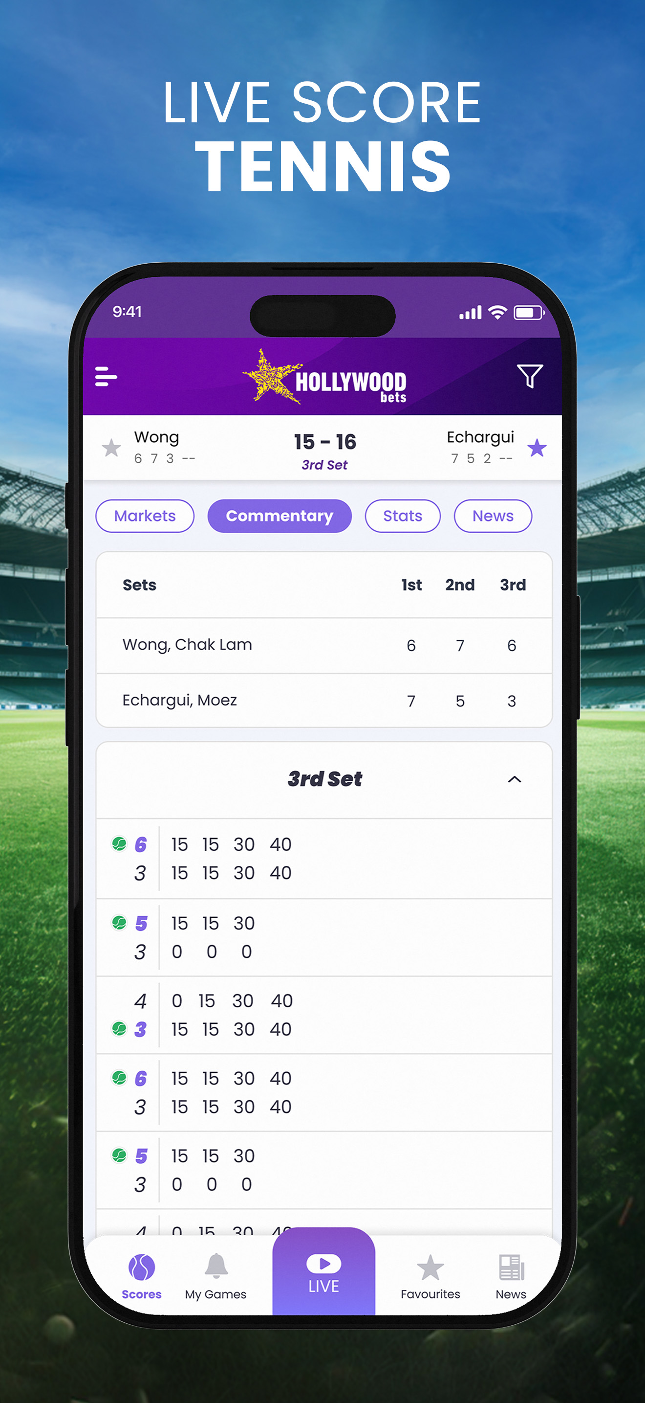 Hollywoodbets Live Scores screenshot 4
