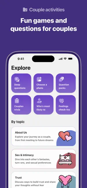 Couples questions - CoupleMind screenshot 1