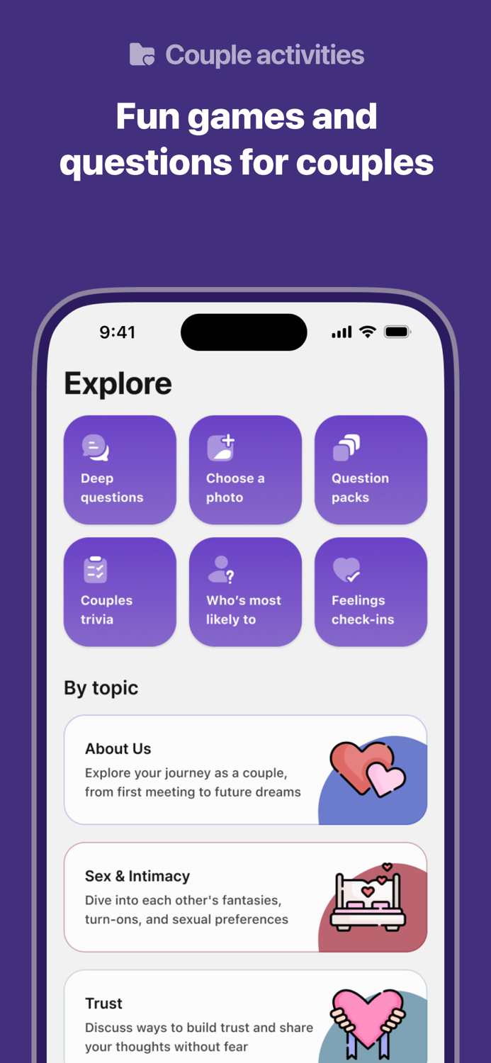 Couples questions - CoupleMind