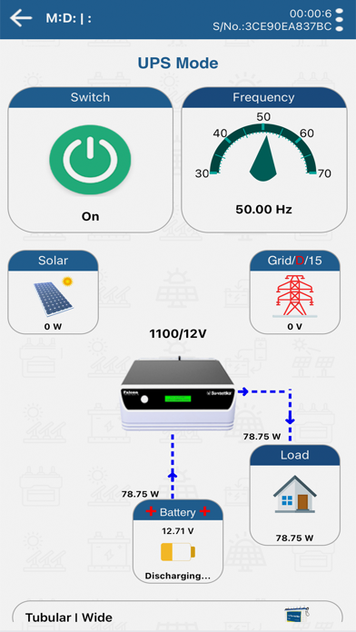 Solar Hybrid PCU Screenshot
