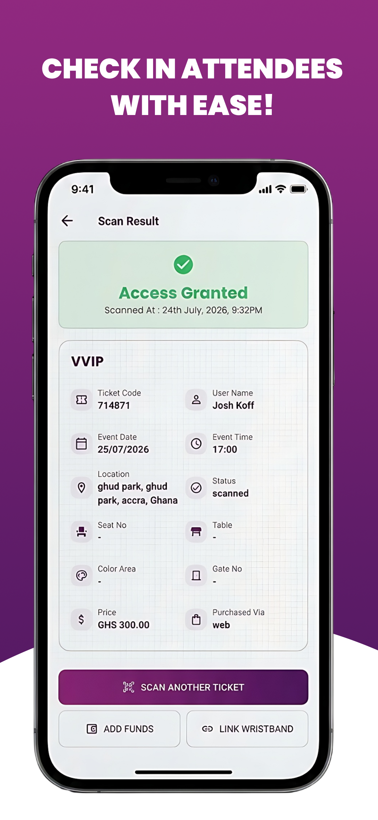 Veetickets - Event Organisers screenshot 6