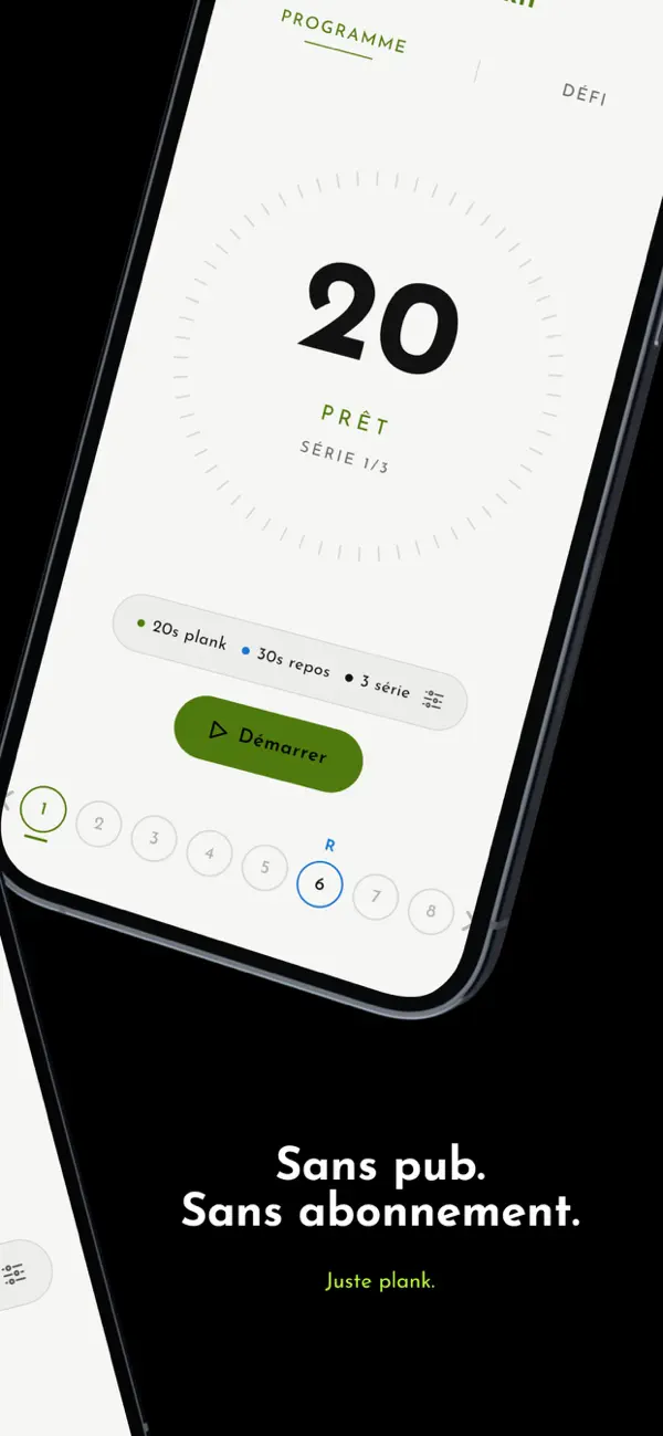 Screenshot #2 pour JustPlankit — Minuteur Plank