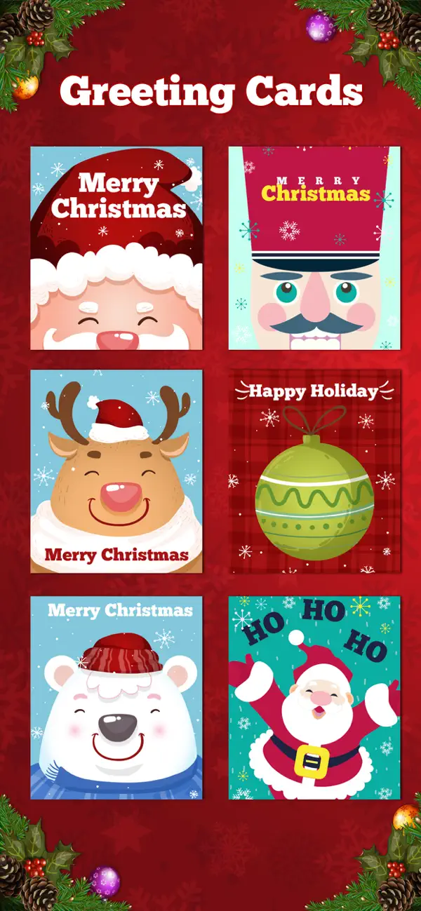 Screenshot #1 pour Cadres et autocollants de Noël