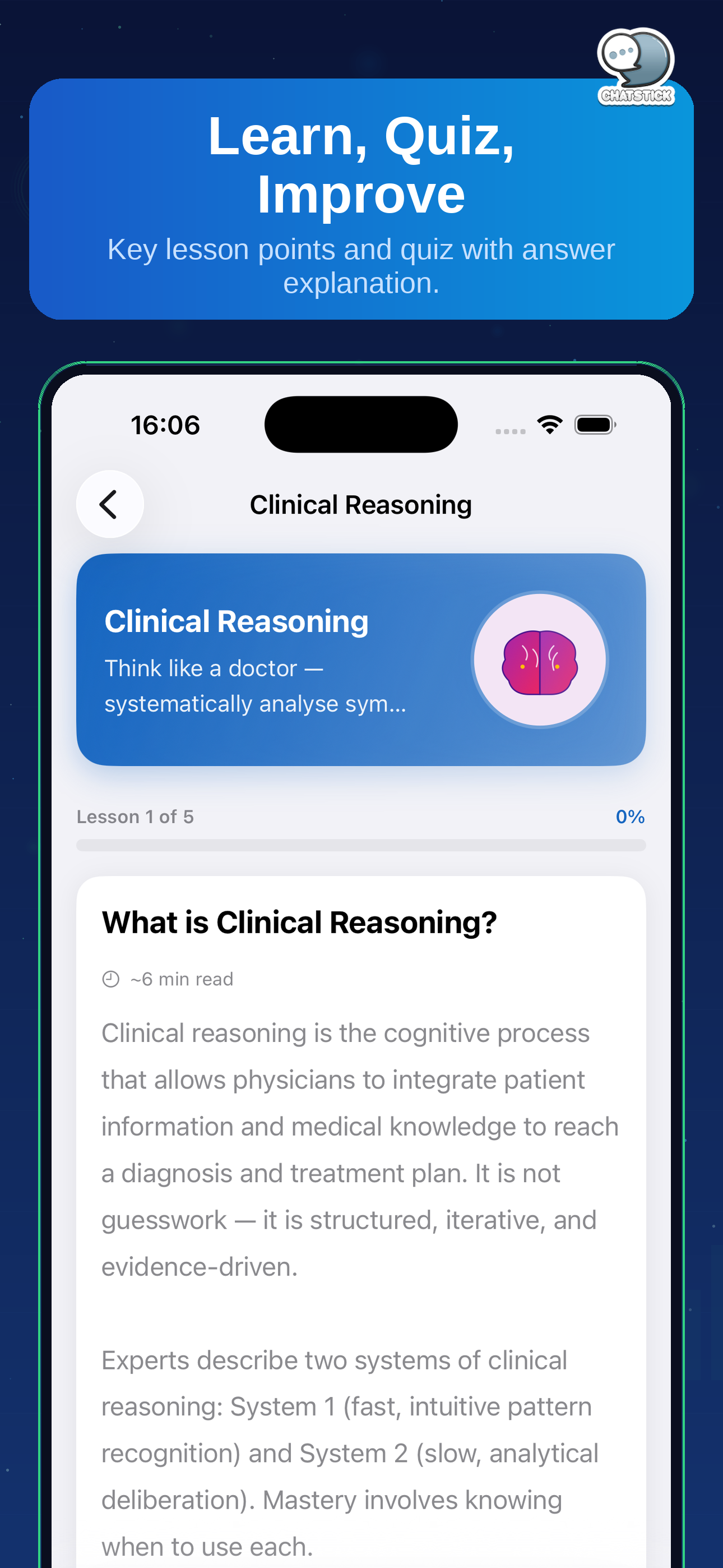 MedCareer Guide by ChatStick