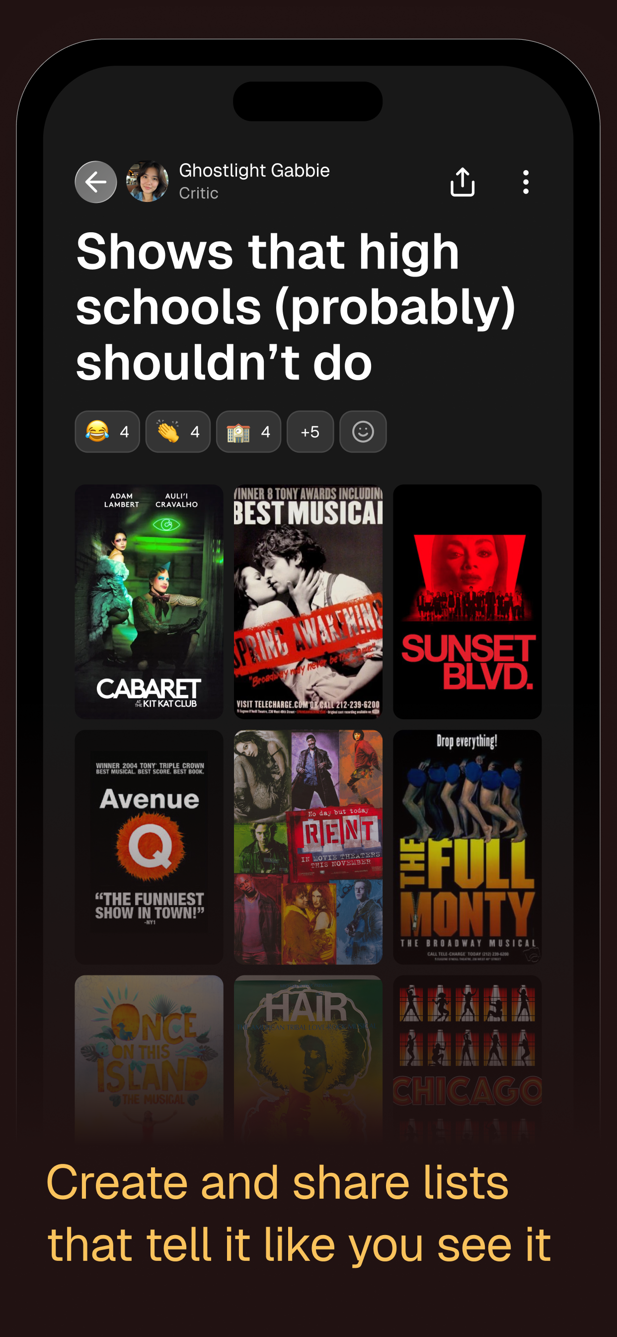 Lobby: Theater Reviews & Talk screenshot 3