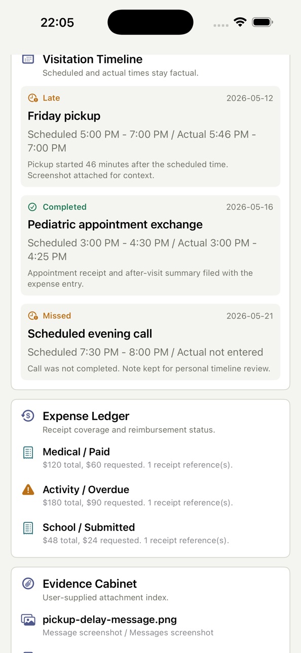 iPhone screenshot