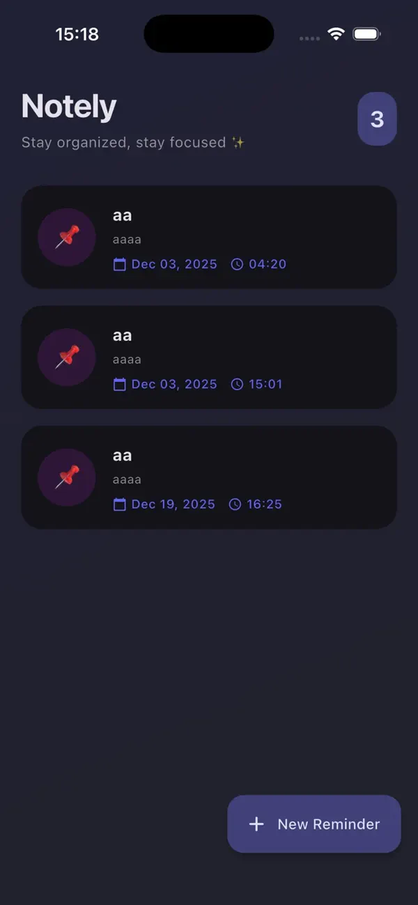 #3. notelyrm (iOS) di: ahmet celik