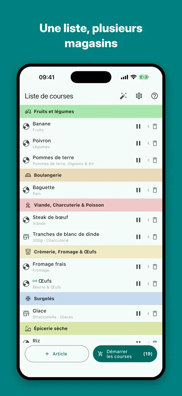 Screenshot #2 pour Aisly : liste qui apprend