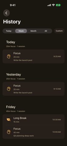 Quartz: Focus & Flow Screenshot 8 of 10