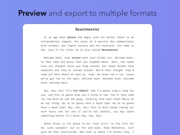 iWriter 2 iPad screenshot