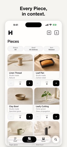 Hoblio: Hobby Shelf iPhone screenshot