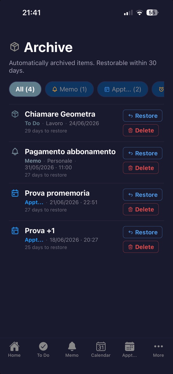 iPhone screenshot