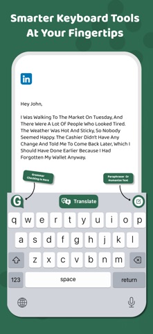 GramaType: AI Writing Keyboard screenshot