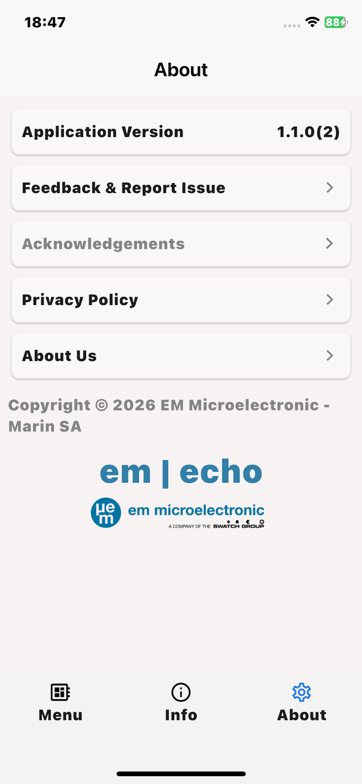 em | echo screenshot 3
