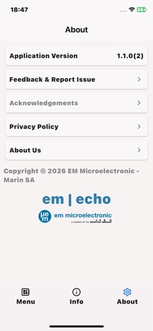 em | echo screenshot