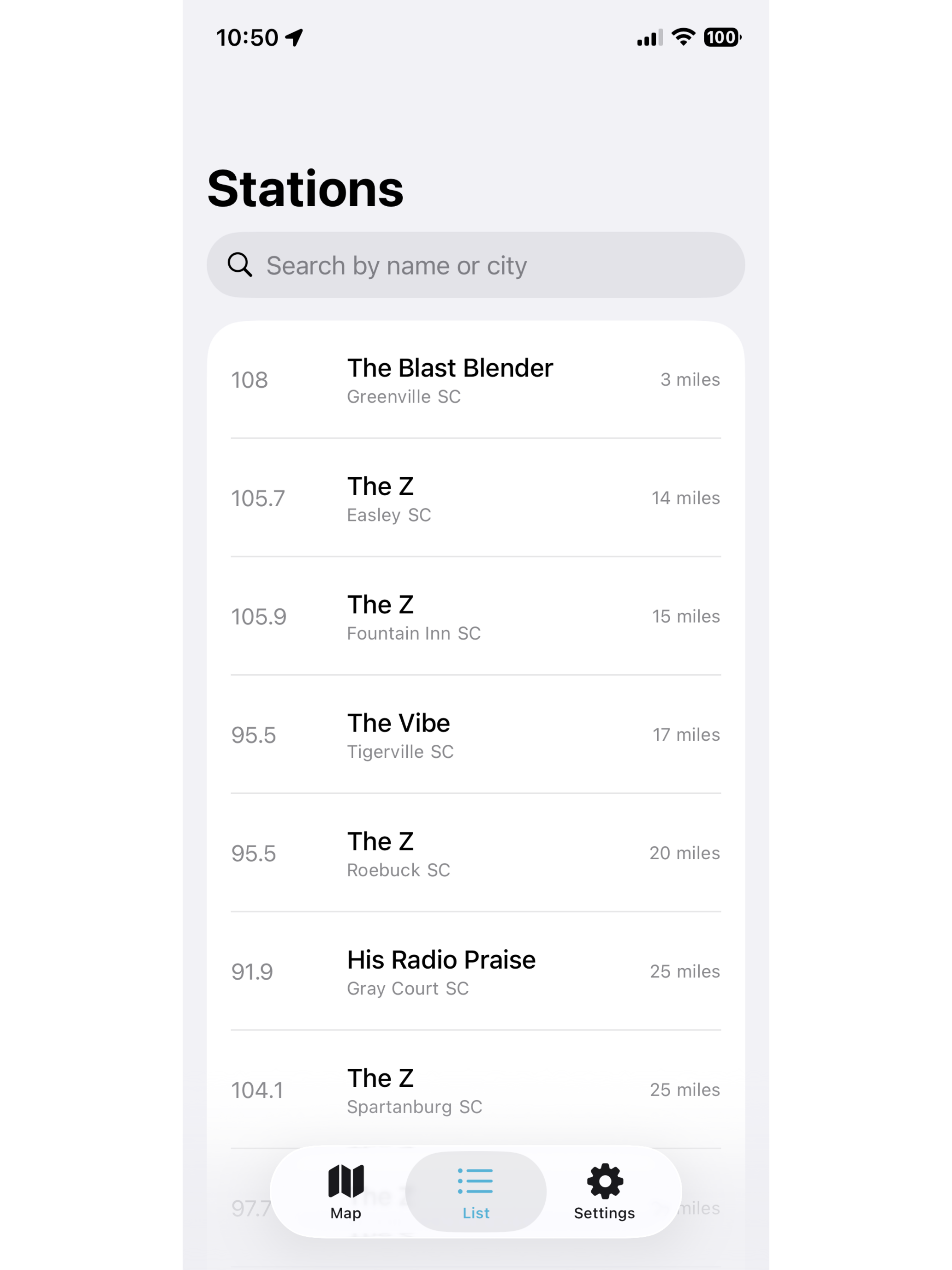 Christian Radio Locator