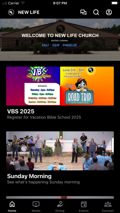 New Life Church Bastrop Screenshot