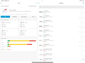 Cisco Business iPad screenshot
