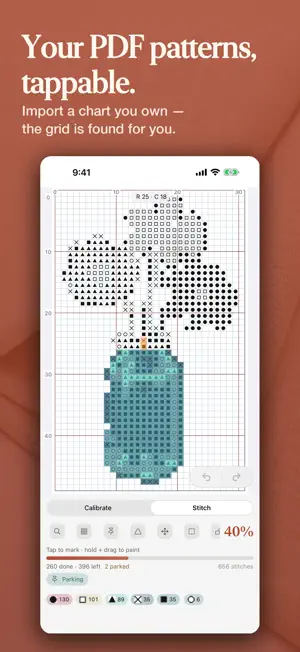 Stitchwork: Cross Stitch Chart screenshot 1