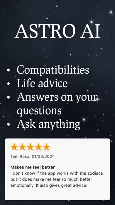 Astro AI: Life Advice Screenshot