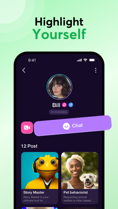 Jelmate - Go live，Online Chat Screenshot
